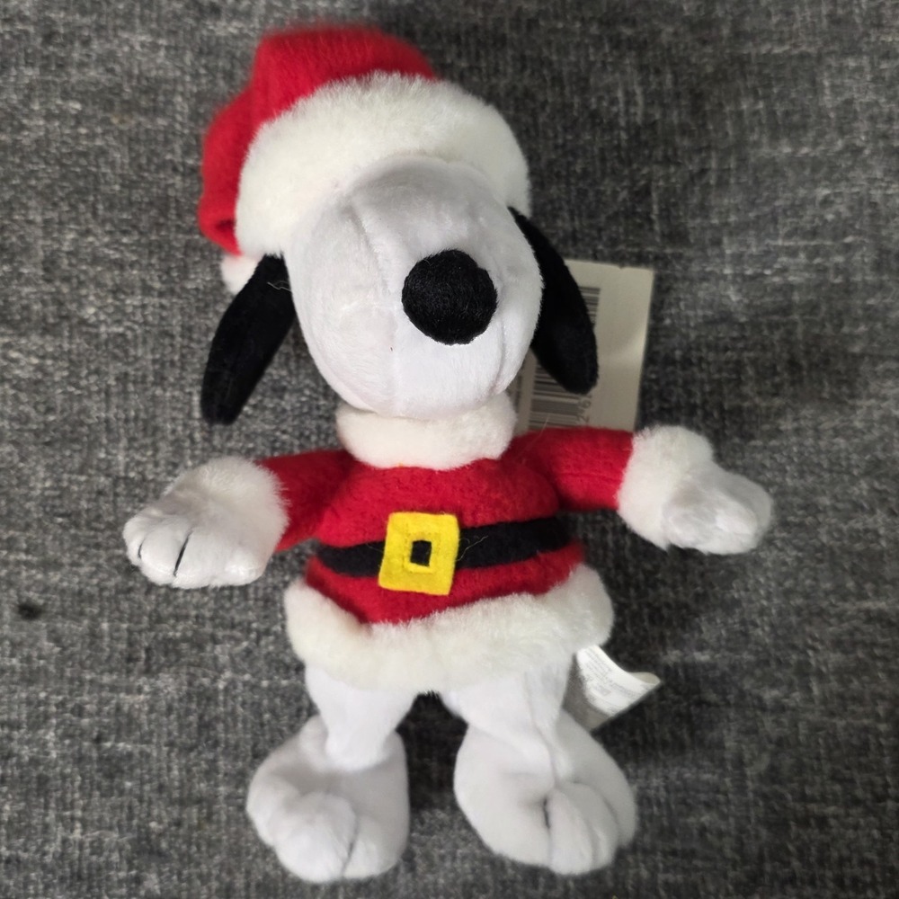 NWT Hallmark Snoopy Christmas Doll Santa Claus Plush PEANUTS Collection 8"